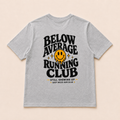 Below Average Running Club -  Wavy - Grey