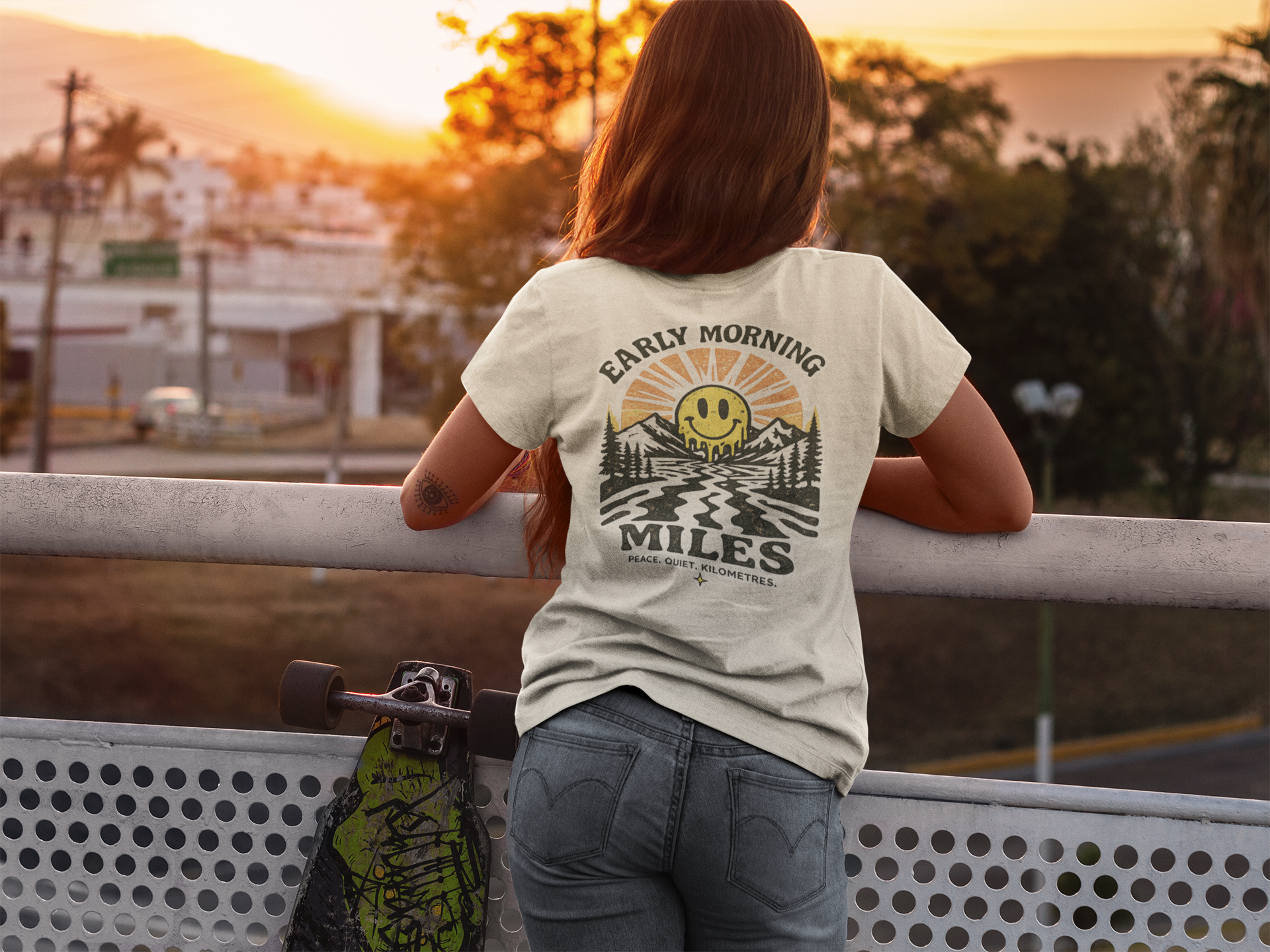 Early Morning Miles Tee