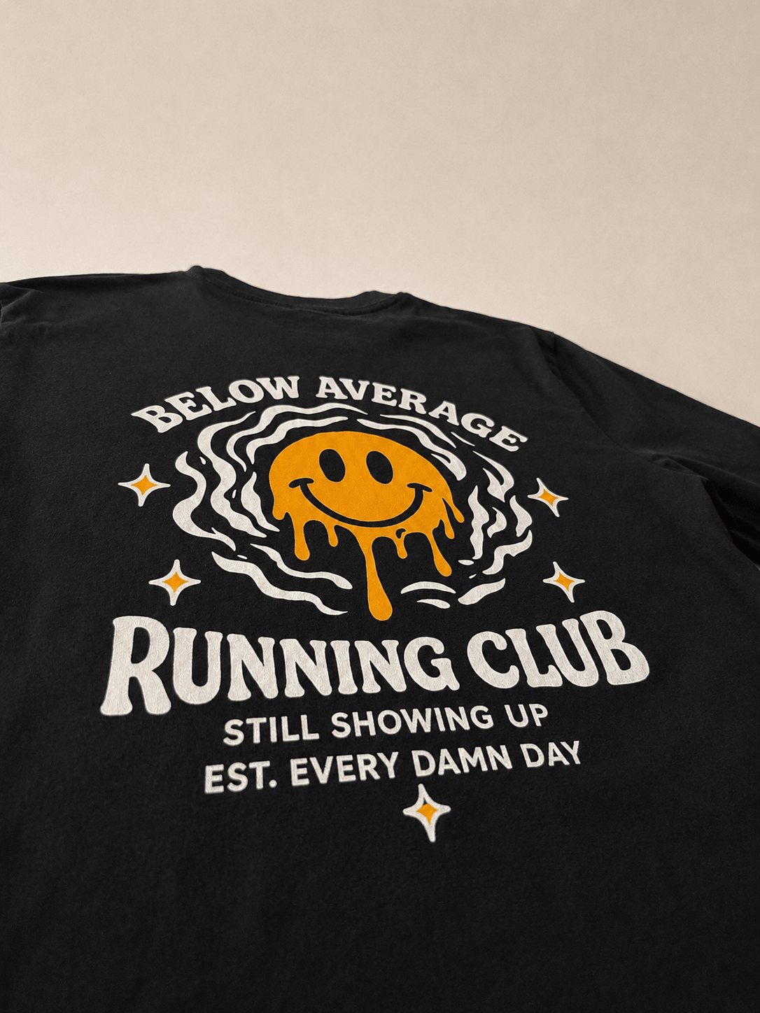Below Average Running Club - Original - Black - Easy Miles