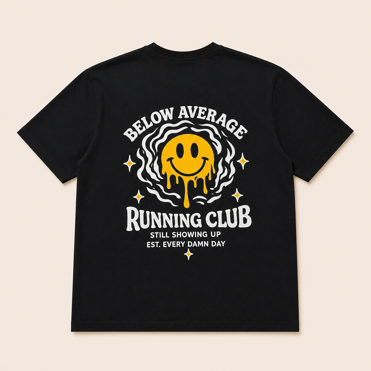 Below Average Running Club - Original - Black - Easy Miles