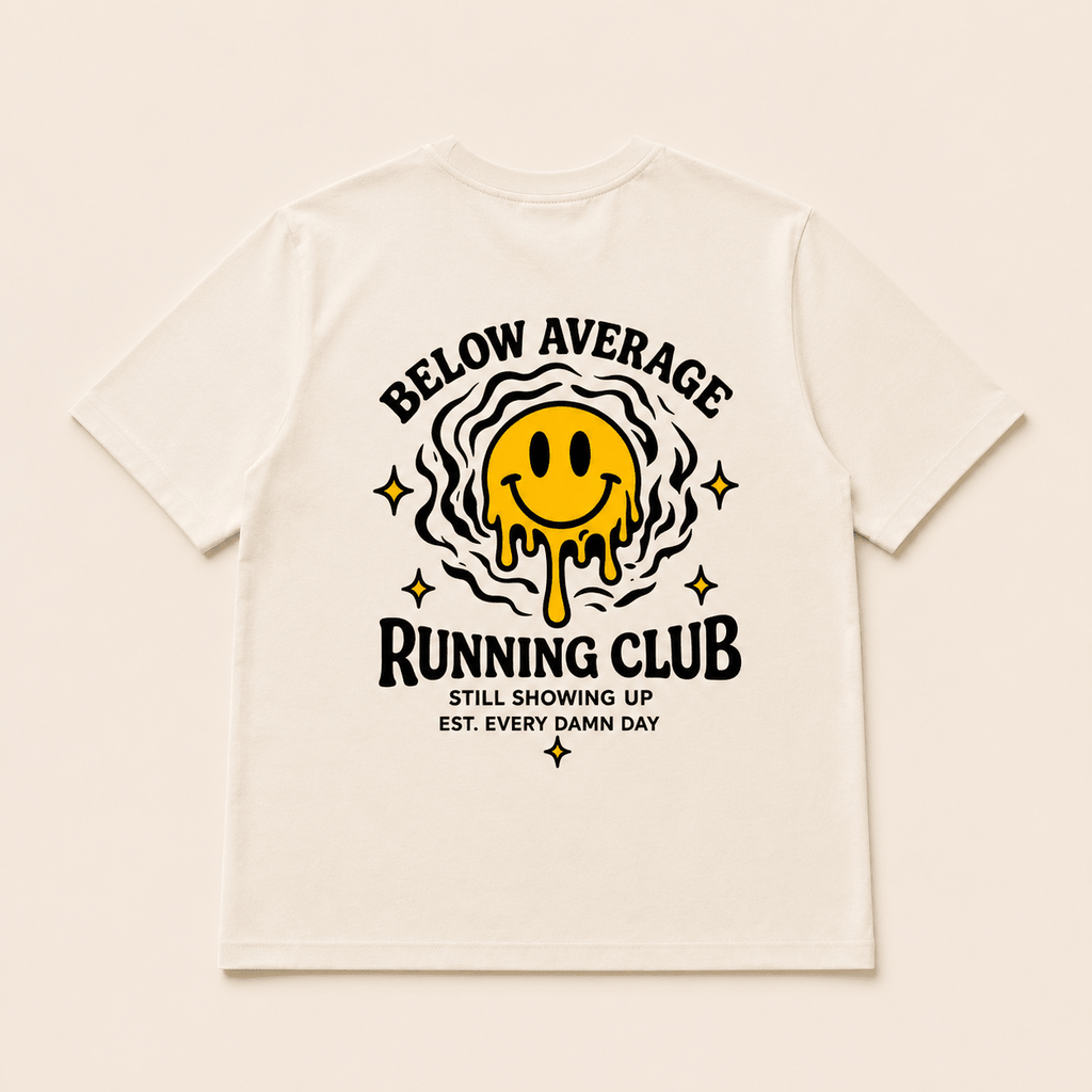 Below Average Running Club - Original - Natural - Easy Miles