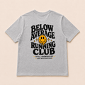 Below Average Running Club - Wavy - Grey - Easy Miles