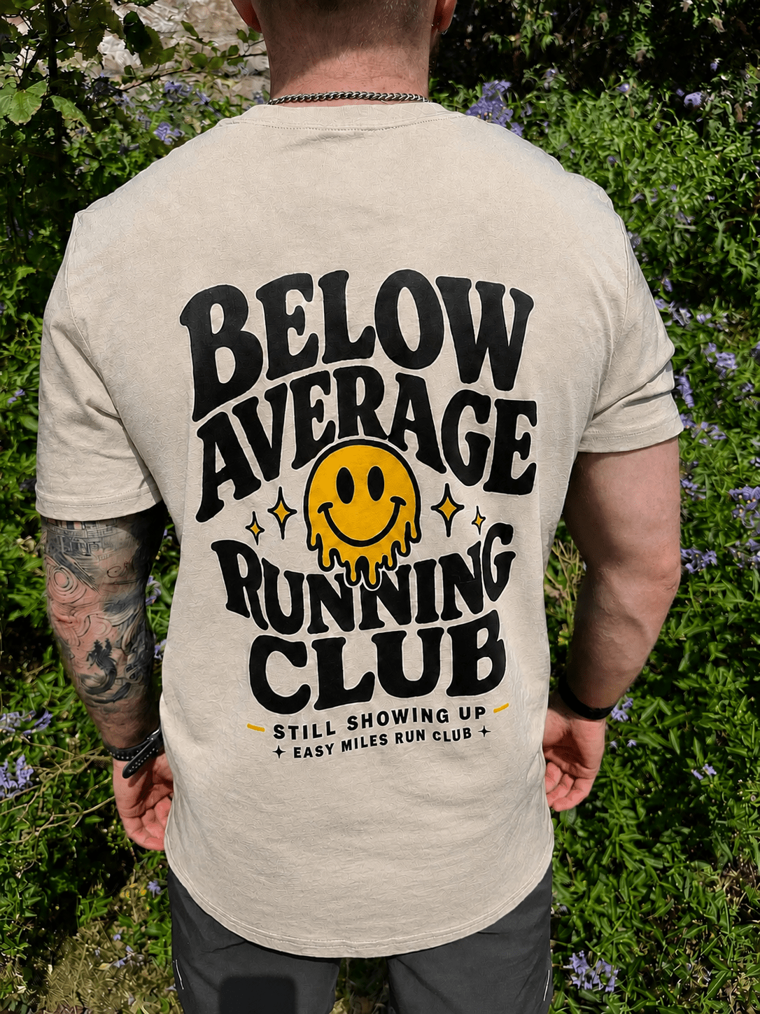 Below Average Running Club - Wavy - Natural - Easy Miles