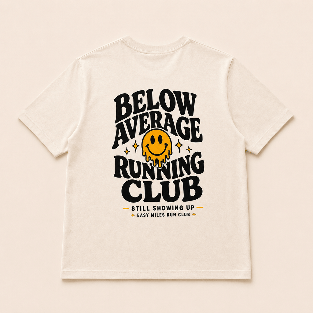 Below Average Running Club - Wavy - Natural - Easy Miles