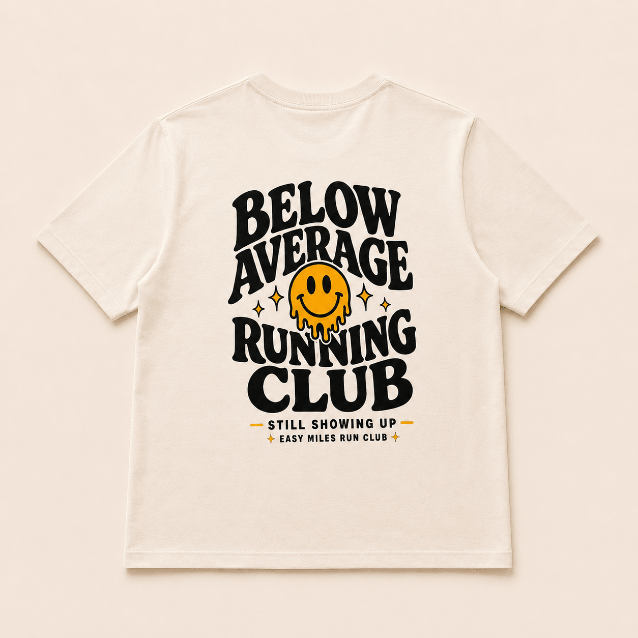 Below Average Running Club - Wavy - Natural - Easy Miles
