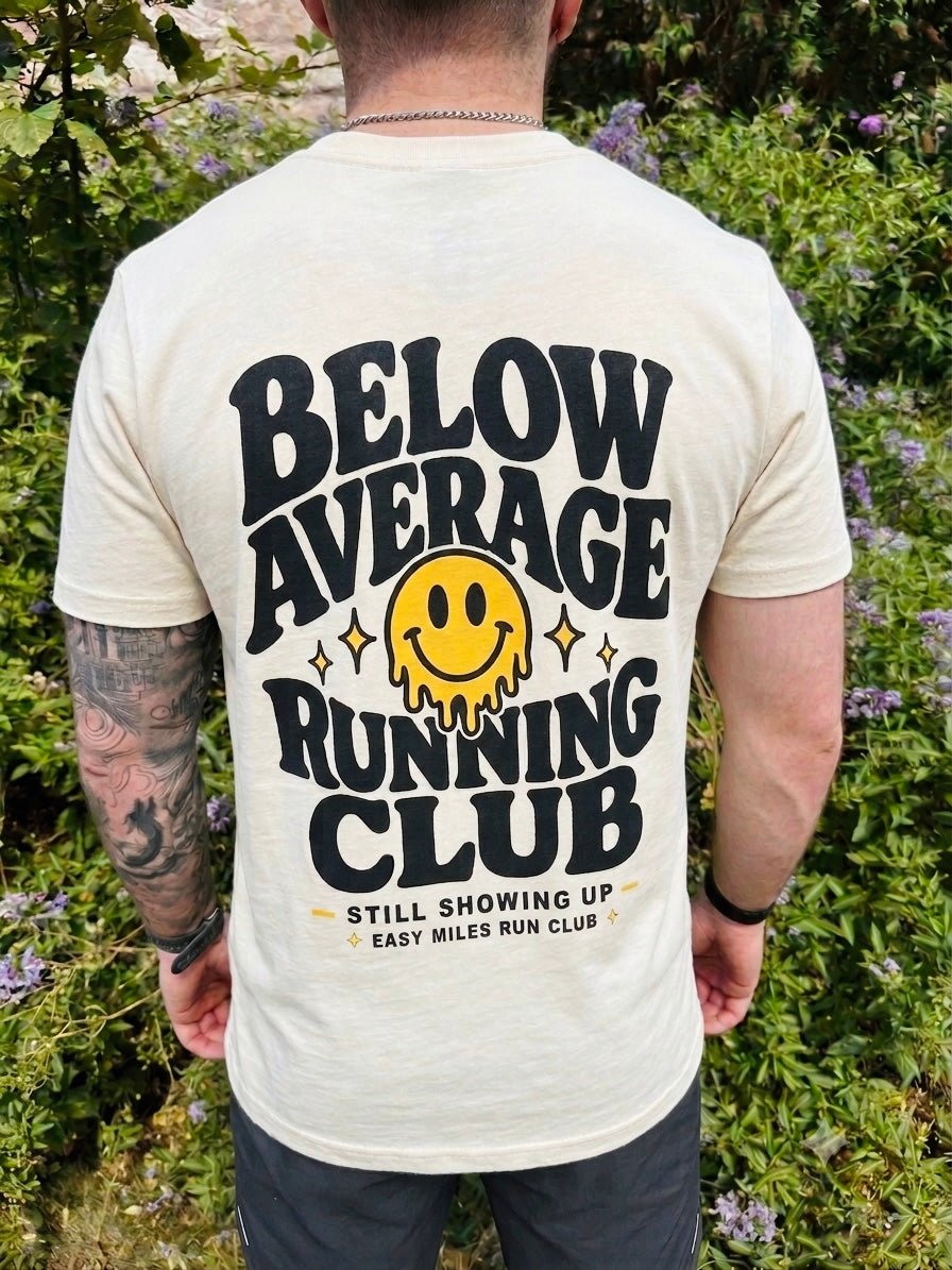 Below Average Running Club - Wavy - Natural - Easy Miles