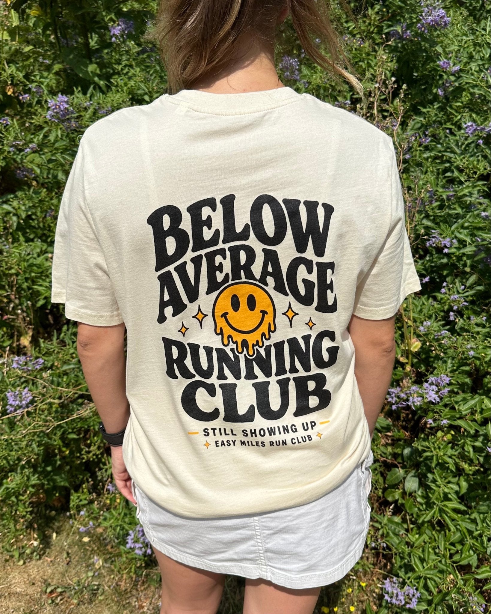 Below Average Running Club - Wavy - Natural - Easy Miles